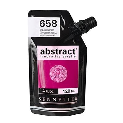 Акриловая краска Abstract, 120 мл, хинакридон розовый