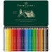 Карандаши цветные художественные Faber-Castell Polychromos 36цв., заточенные в металлической коробке